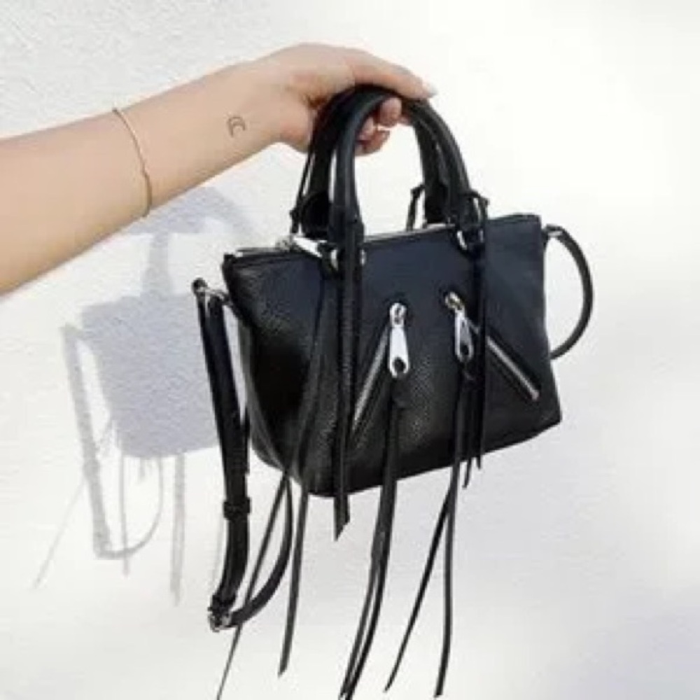 Rebecca Minkoff Micro Moto Women’s Leather Satchel Crossbody Bag